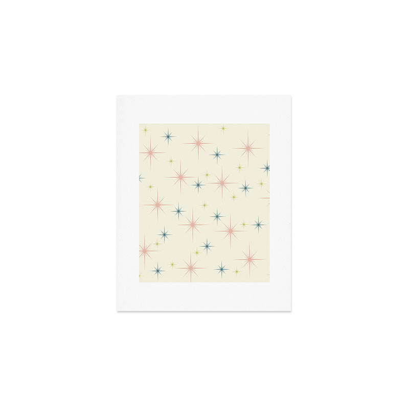 Mid Century Modern Stars Art Print Gallery Image 1