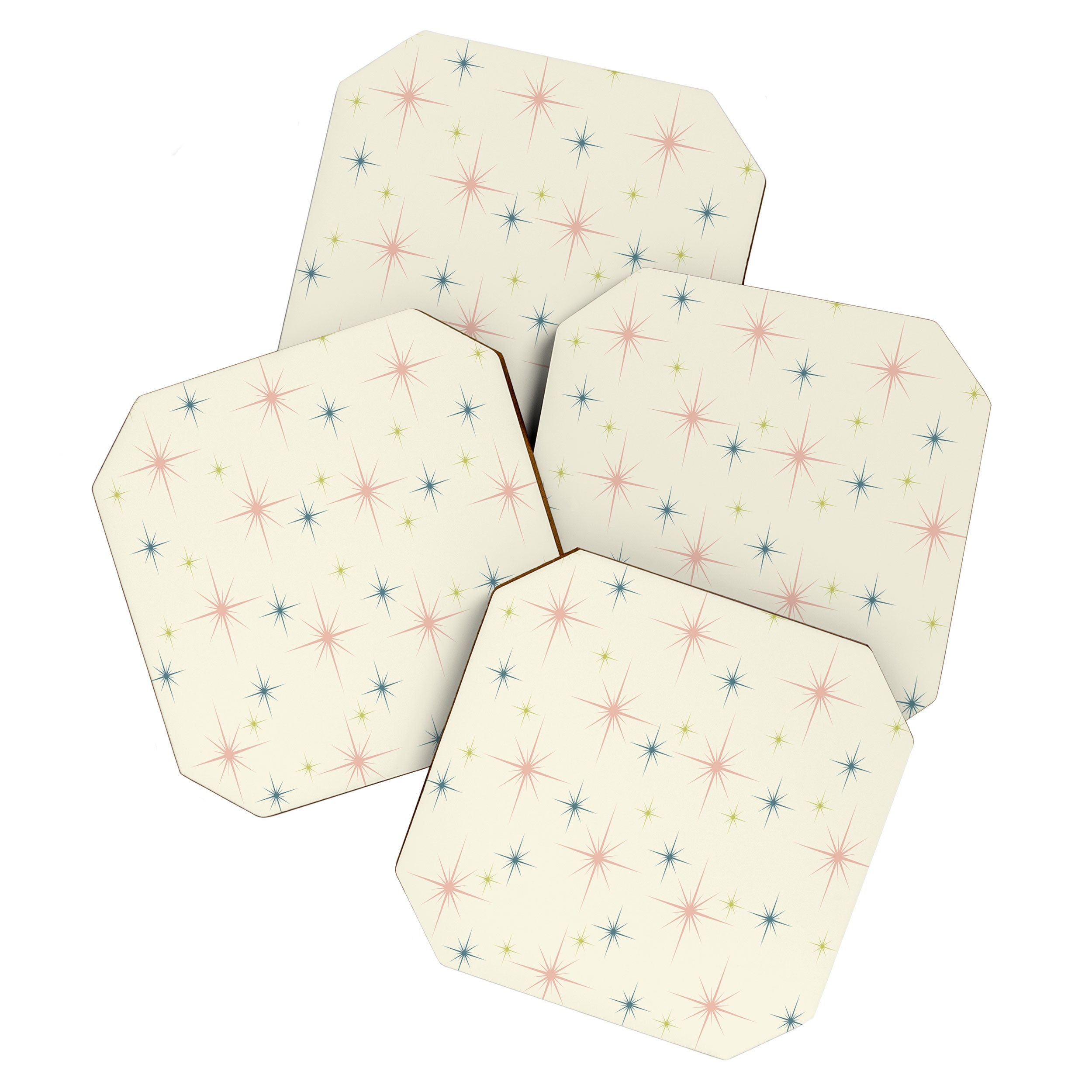 Mid Century Modern Stars Coaster Gallery Image 1