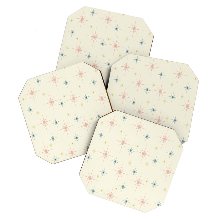 Mid Century Modern Stars Coaster Gallery Image 1