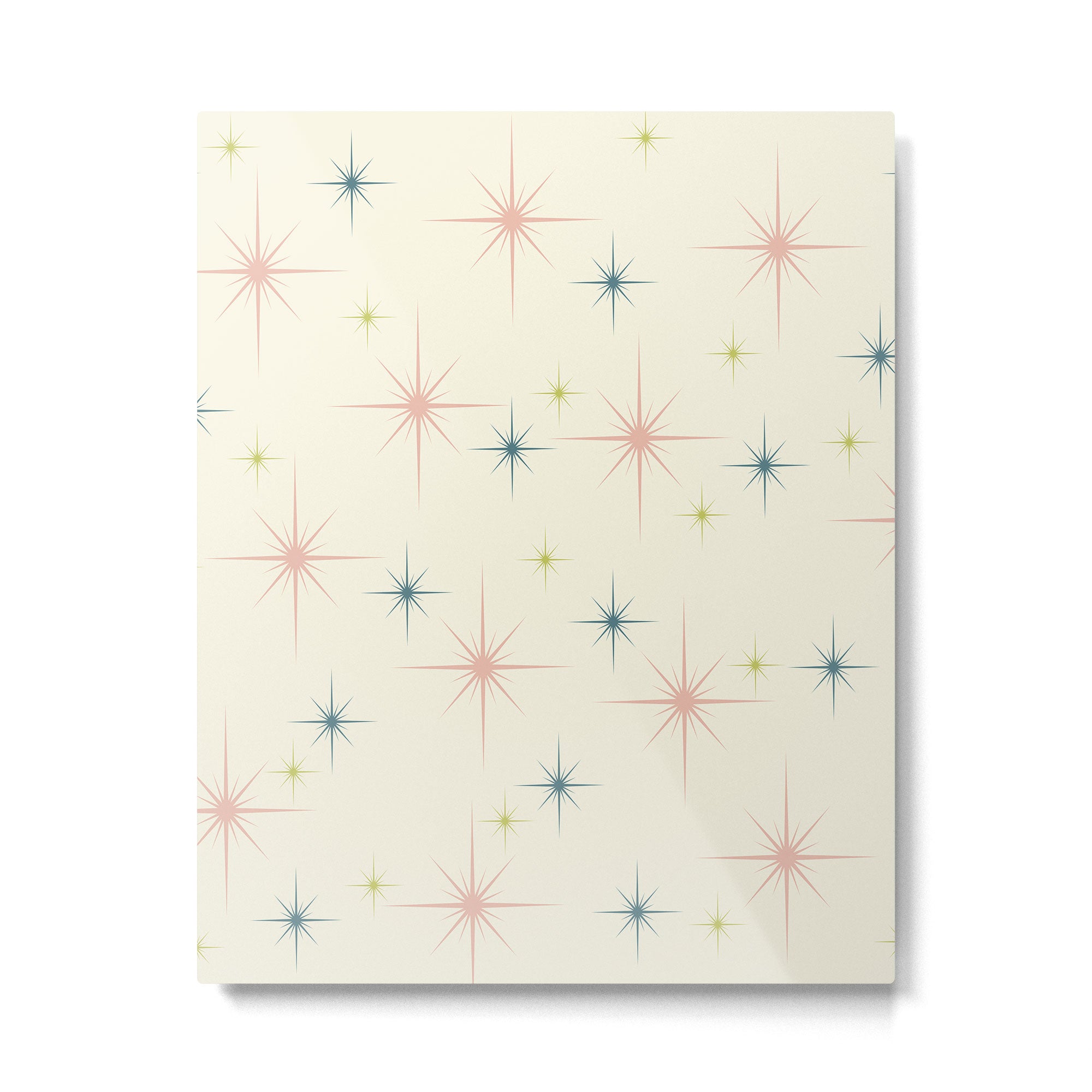 Mid Century Modern Stars Metal Print Gallery Image 6