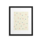 Mid Century Modern Stars Framed Art Print Gallery Image 6