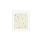 Mid Century Modern Stars Teal Art Print Gallery Image 1