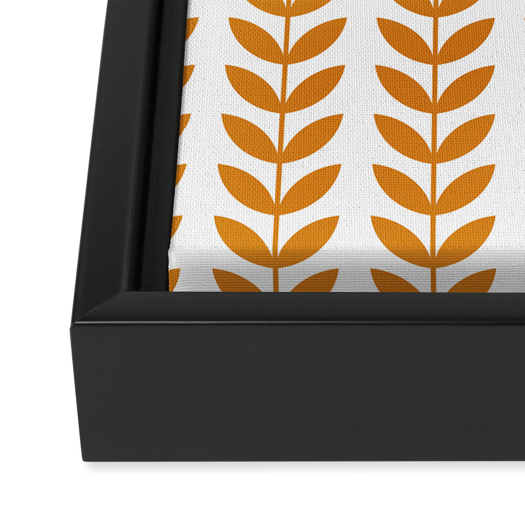 Scandinavian Mid Century Pattern Framed Canvas Print Gallery Image 3