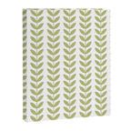 Scandinavian Mid Century Pattern Green Canvas Print Gallery Image 8