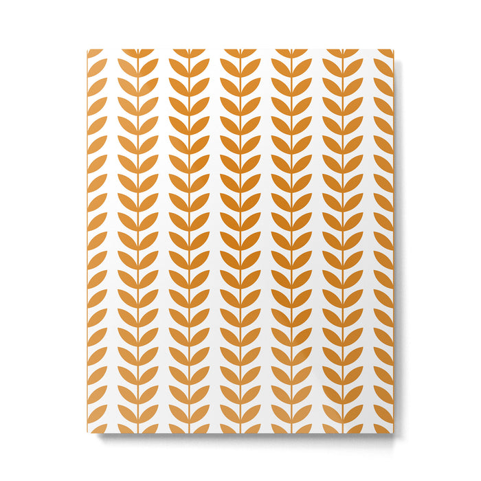 Scandinavian Mid Century Pattern Metal Print Gallery Image 1