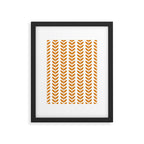 Scandinavian Mid Century Pattern Framed Art Print Gallery Image 6
