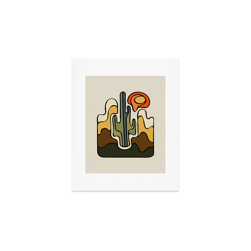 Desert Sun Art Print