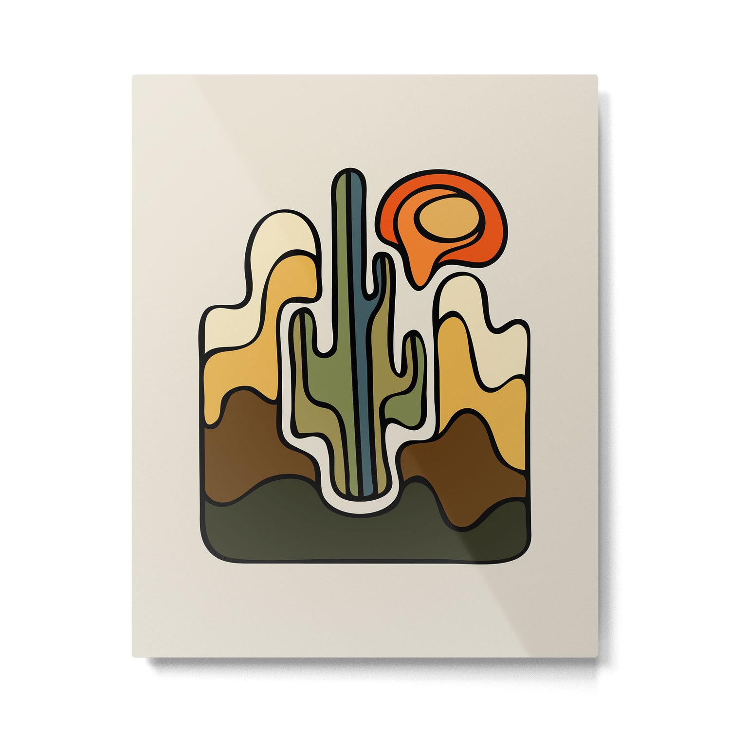 Desert Sun Metal Print Gallery Image 6
