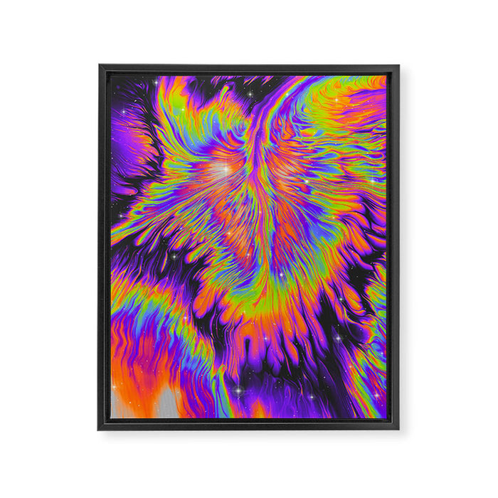 And The Rain Comes Framed Canvas Print Gallery Image 1