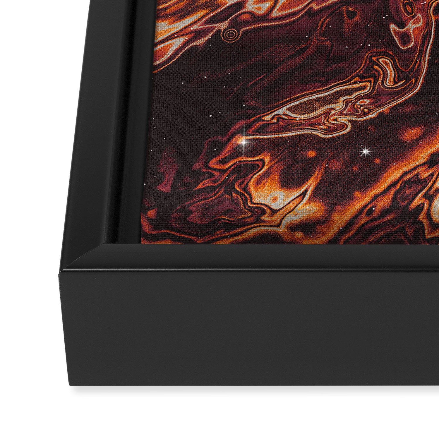 BAD KARMA Framed Canvas Print Gallery Image 3