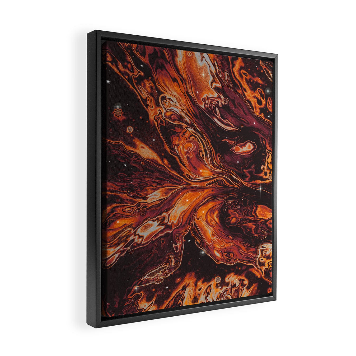 BAD KARMA Framed Canvas Print Gallery Image 2