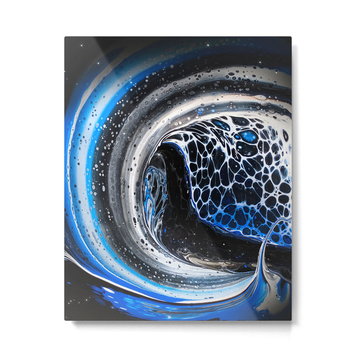 Burnt Letters Metal Print Gallery Image 1