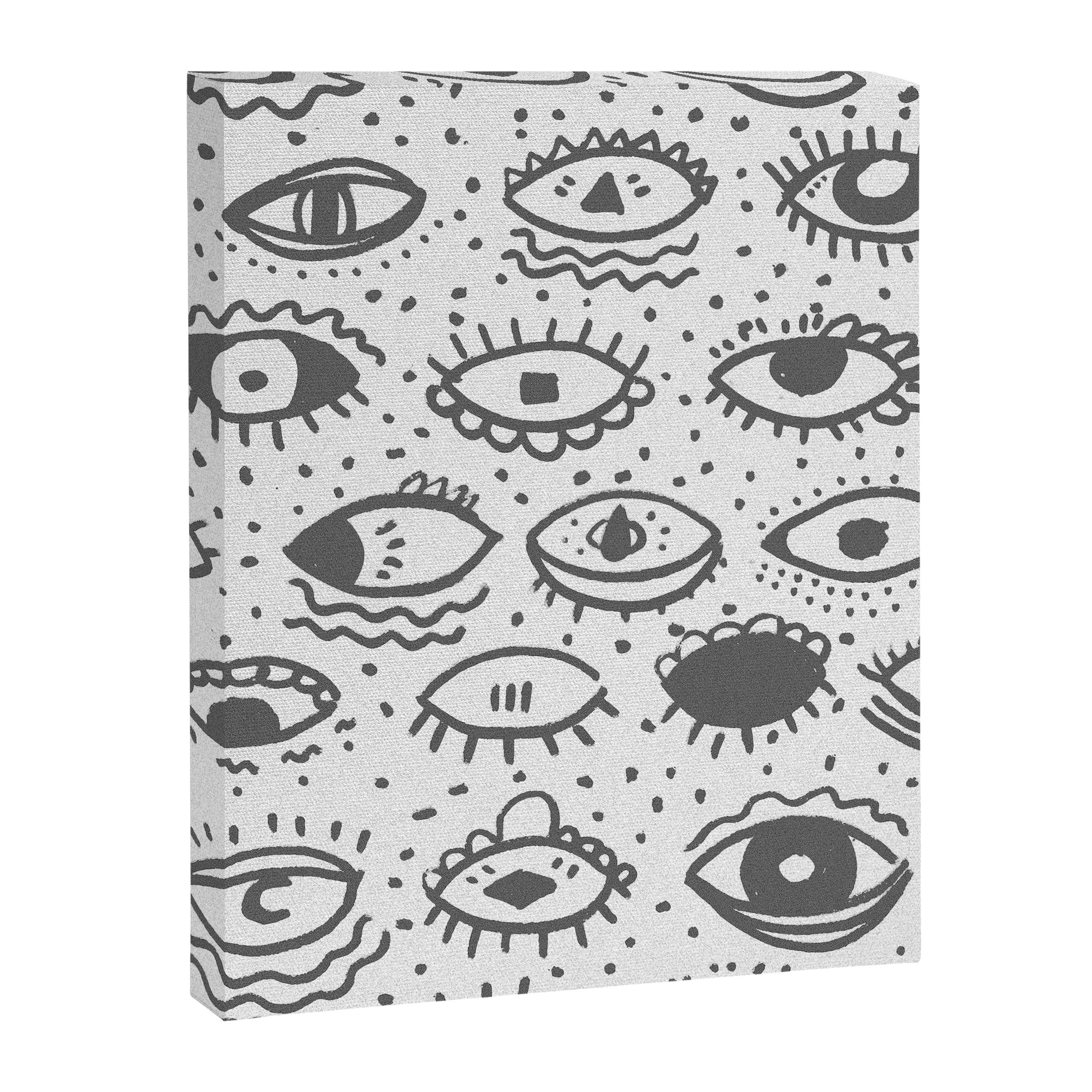 EYES PATTERN Canvas Print Gallery Image 6