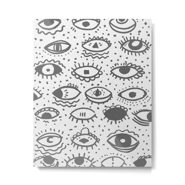 EYES PATTERN Metal Print Gallery Image 1