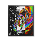IN YOUR ARMS â DORIAN LEGRET + MALAVIDA Framed Canvas Print Gallery Image 6