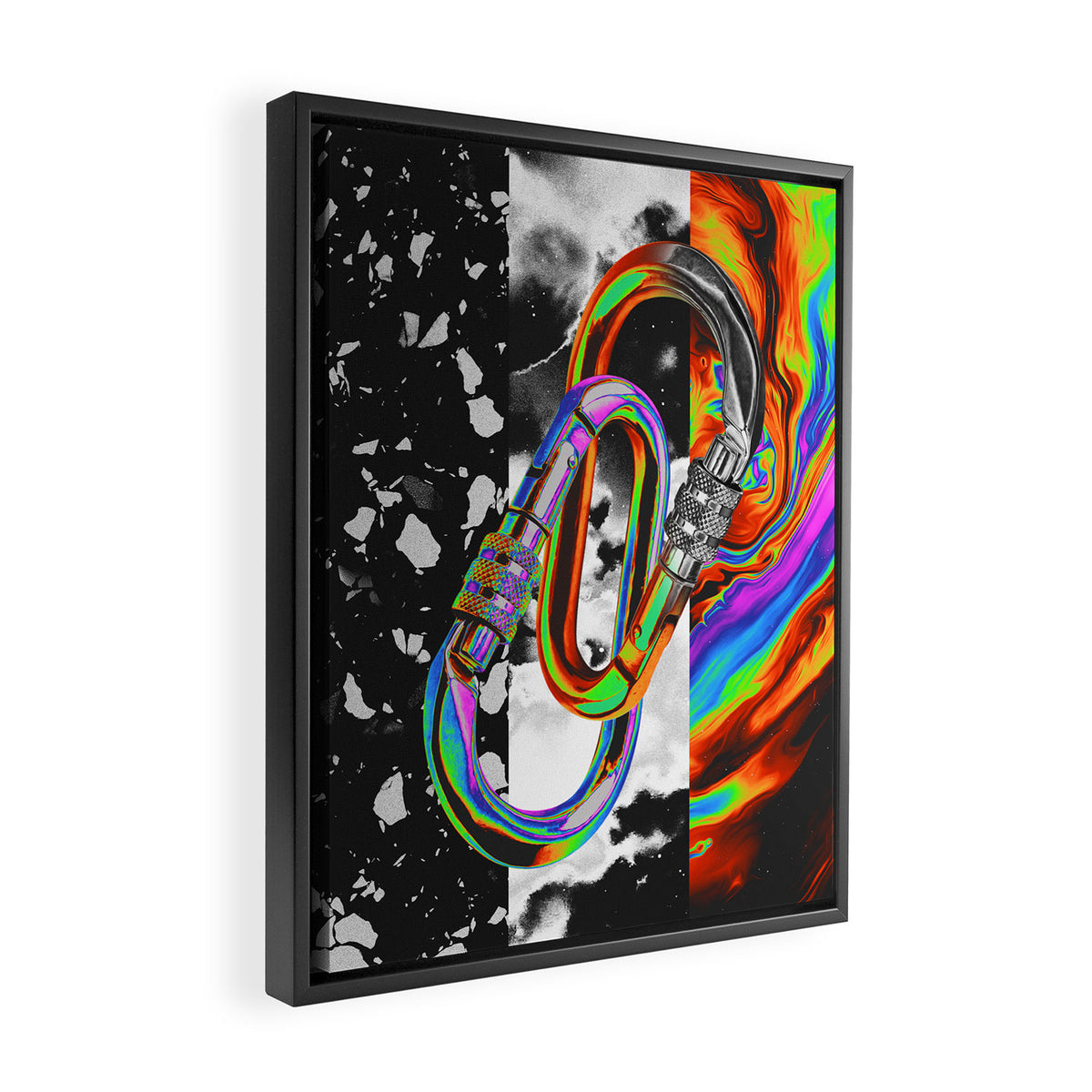 IN YOUR ARMS â DORIAN LEGRET + MALAVIDA Framed Canvas Print Gallery Image 2
