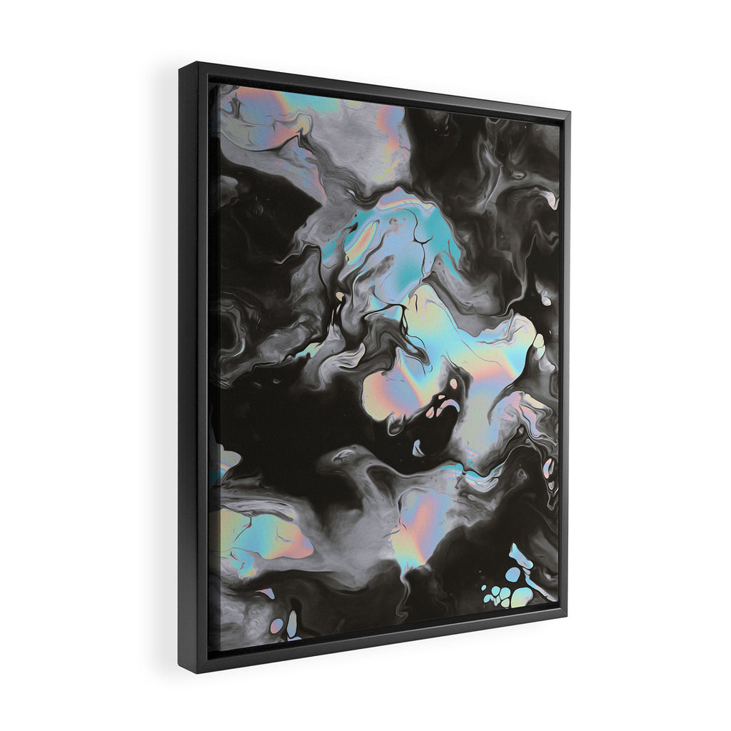 ISN'T IT BORING WHEN I TALK ABOUT MY DREAMS ? Framed Canvas Print Gallery Image 2
