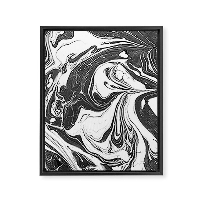 Marbling 2 Framed Canvas Print Gallery Image 1