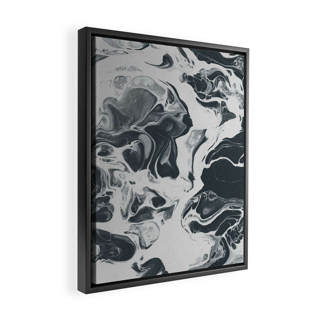 MESS IS MINE Framed Canvas Print Gallery Image 2