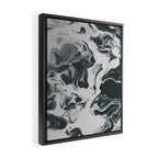 MESS IS MINE Framed Canvas Print Gallery Image 2