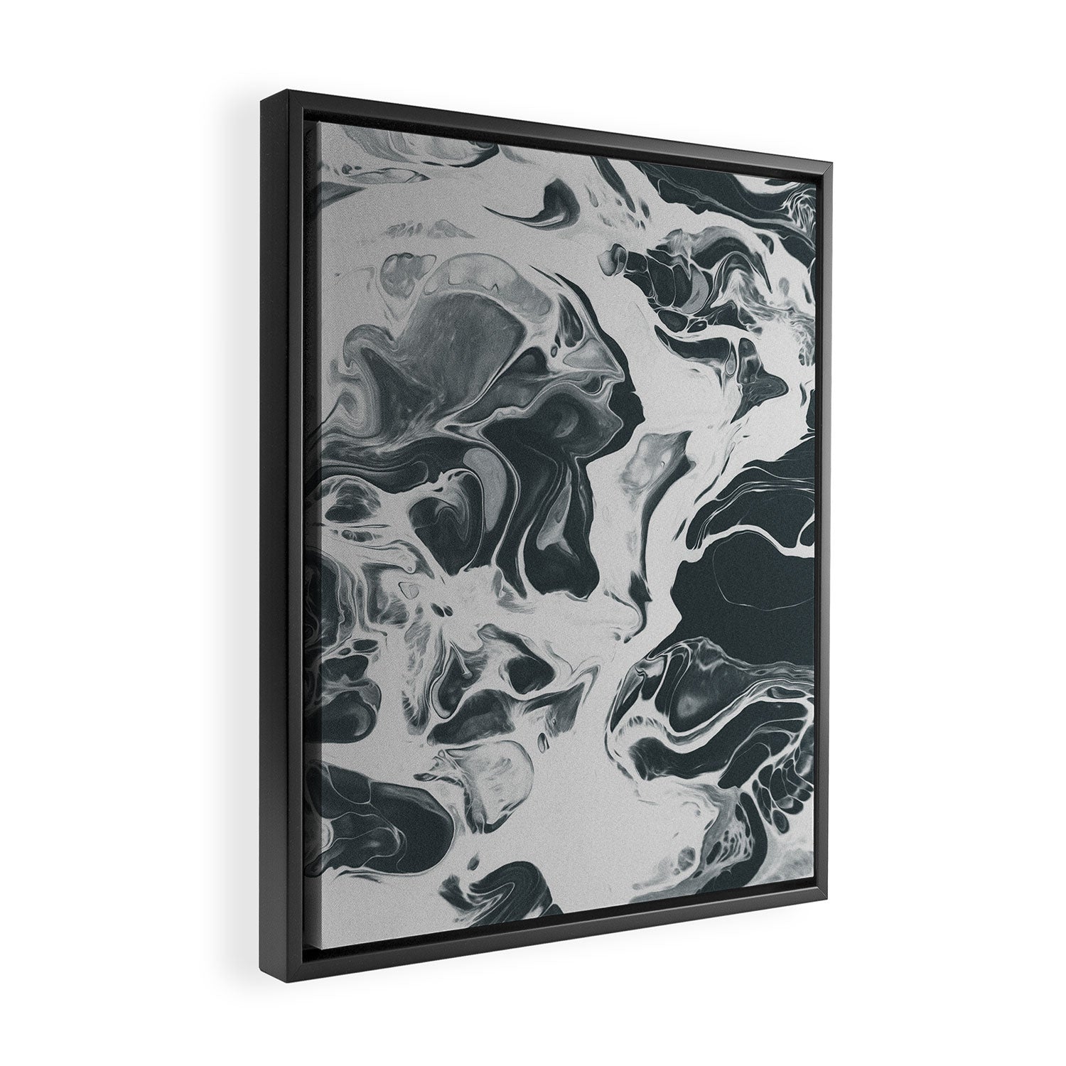 MESS IS MINE Framed Canvas Print Gallery Image 2