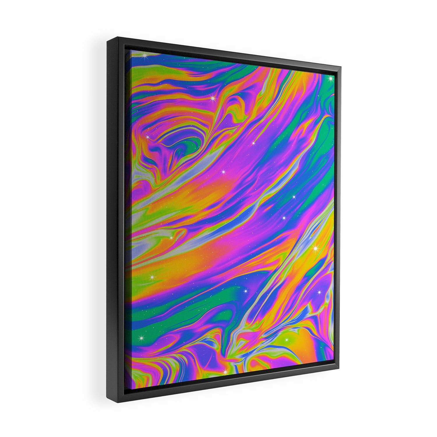 NEGATIVE Framed Canvas Print Gallery Image 2