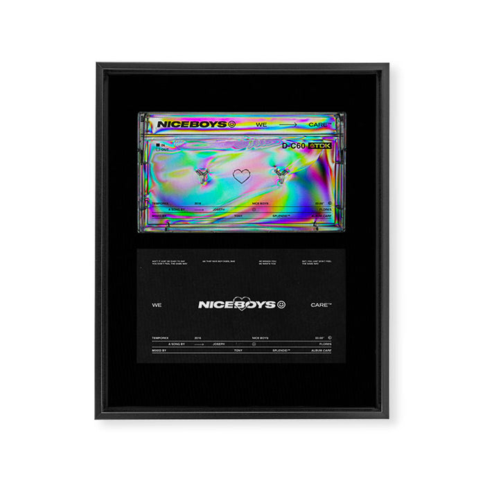 NICE BOYS Framed Canvas Print Gallery Image 1