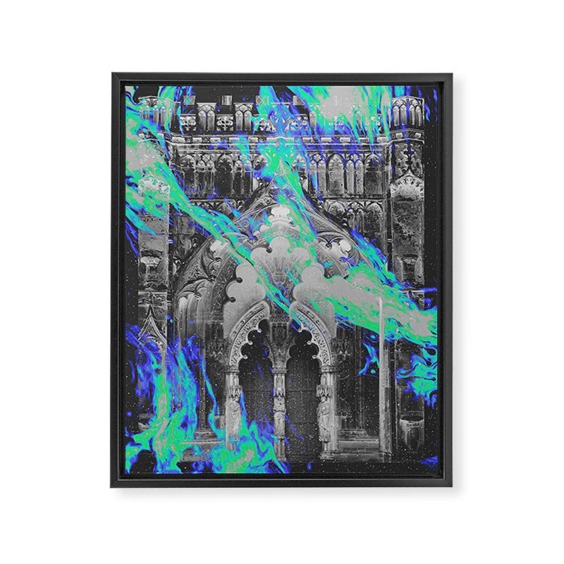 RAGE AGAINST THE DYING OF THE LIGHT Framed Canvas Print Gallery Image 6