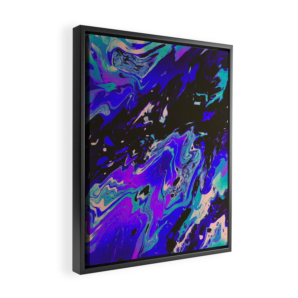 SAVE YOURSELF Framed Canvas Print Gallery Image 2