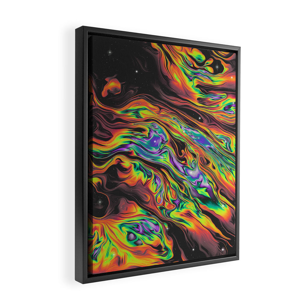 SEGA SUNSET Framed Canvas Print Gallery Image 2