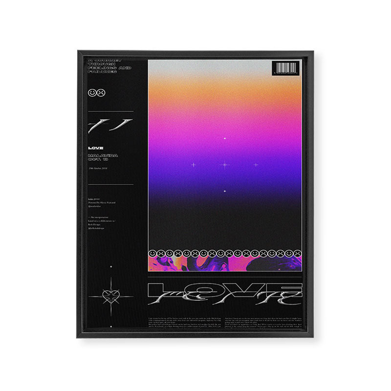 SHADES â¤ LOVE Framed Canvas Print Gallery Image 6