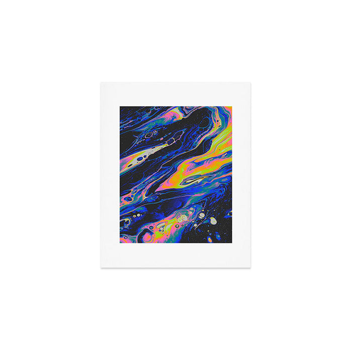 SLOW ICE + OLD MOON Art Print Gallery Image 1