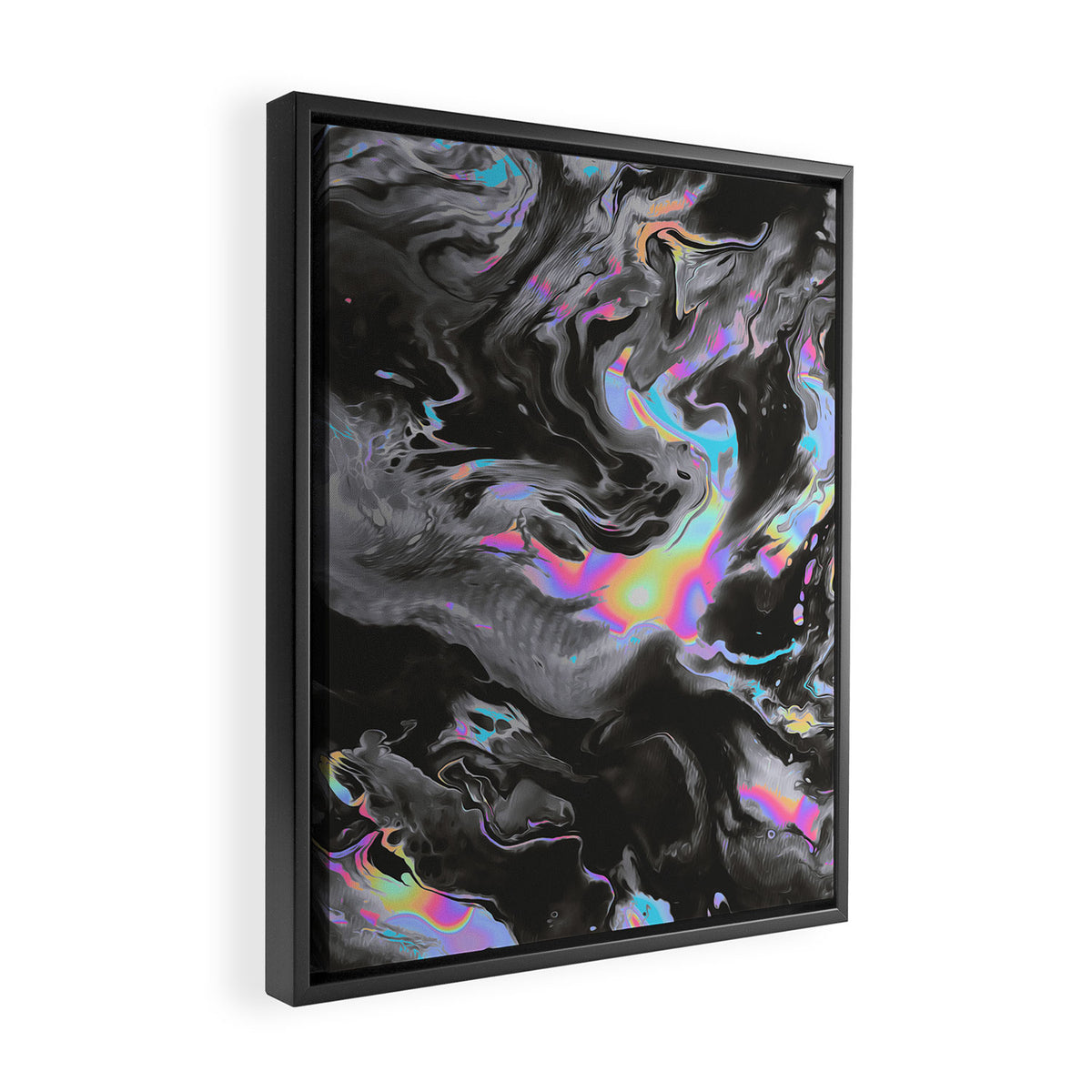 TEACH ME TO FIGHT Framed Canvas Print Gallery Image 2