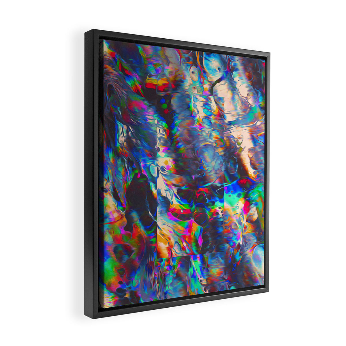 TOUCHING FROM A DISTANCE Framed Canvas Print Gallery Image 2