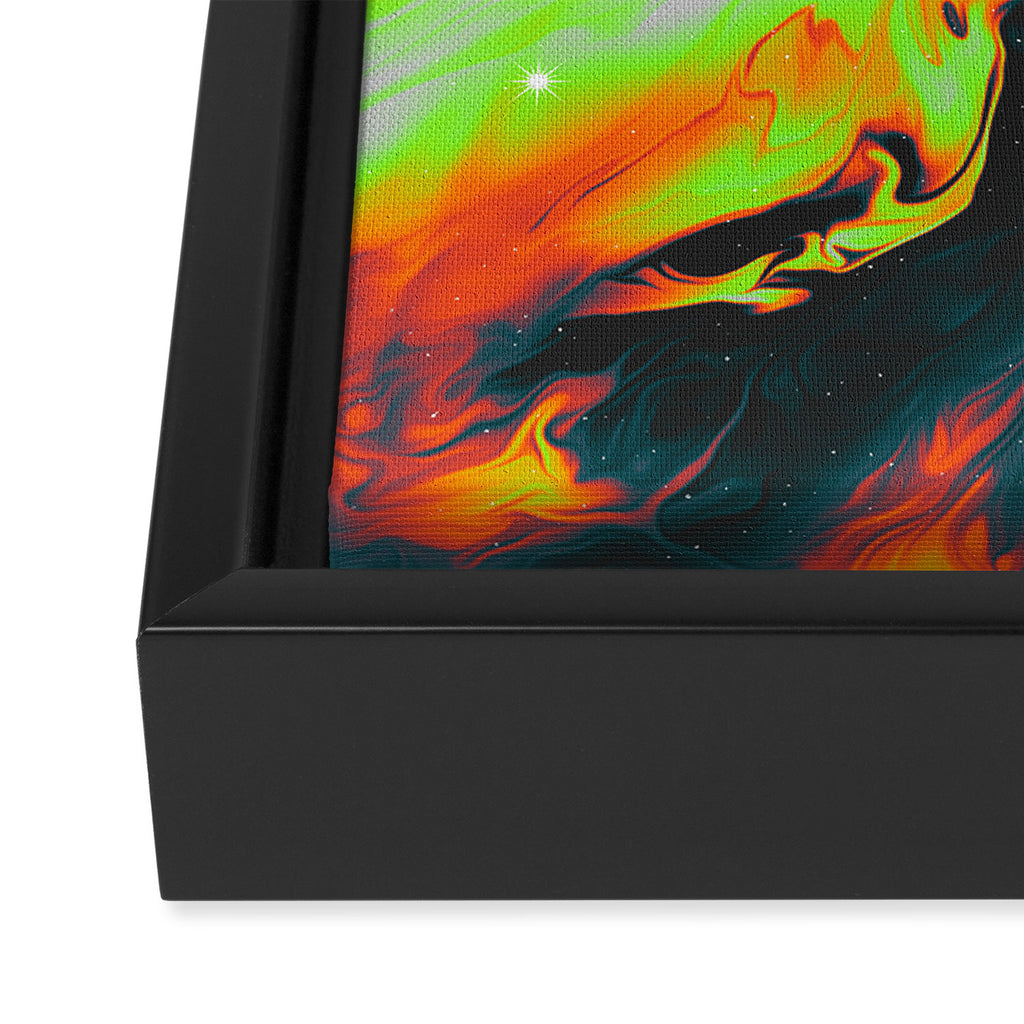 TWIN FLAME Framed Canvas Print Gallery Image 3