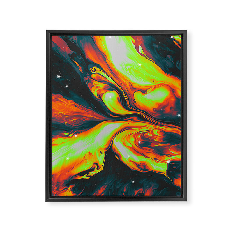 TWIN FLAME Framed Canvas Print Gallery Image 6