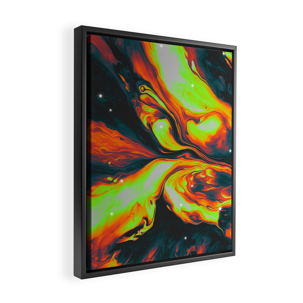 TWIN FLAME Framed Canvas Print Gallery Image 2