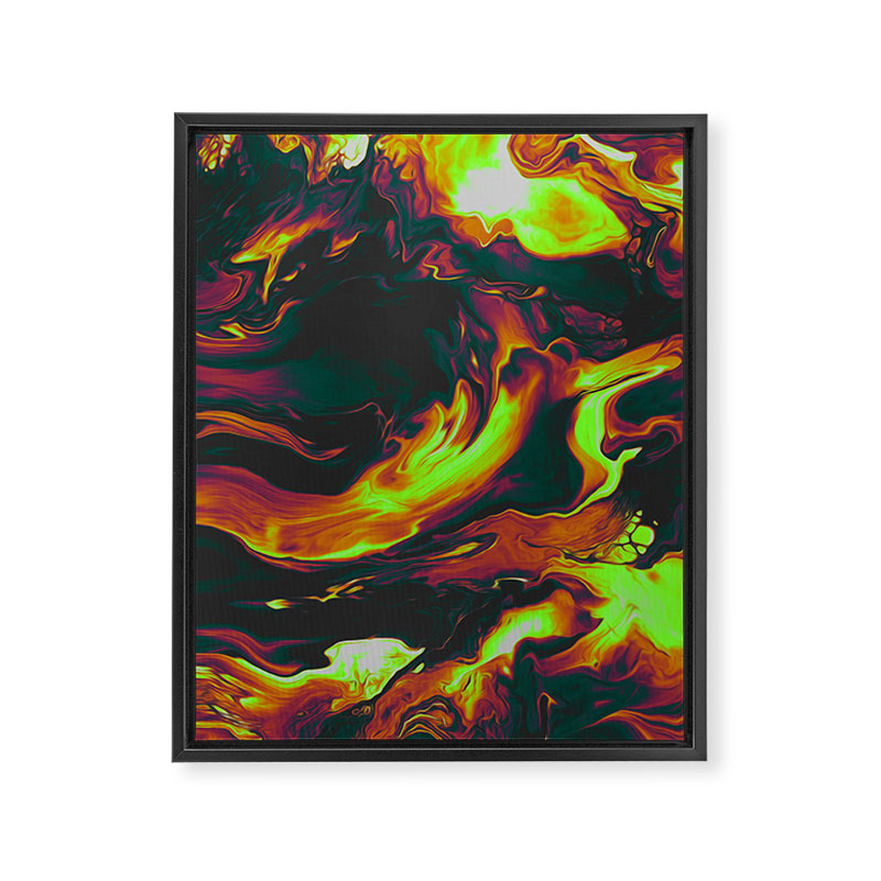 WAITING FOR THE BAD THING Framed Canvas Print Gallery Image 6