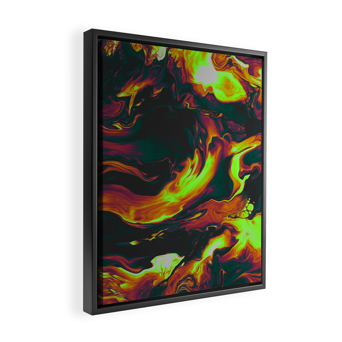 WAITING FOR THE BAD THING Framed Canvas Print Gallery Image 2