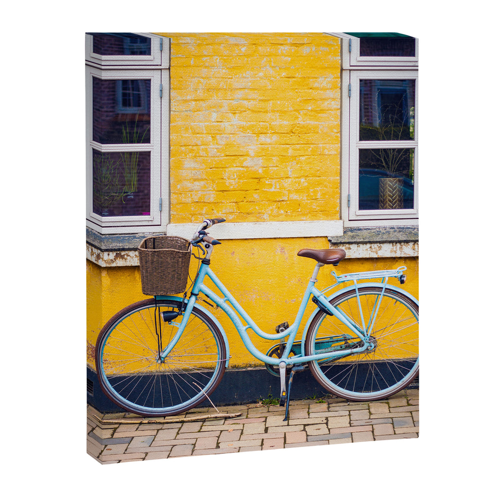 Bike and yellow Canvas Print Gallery Image 6