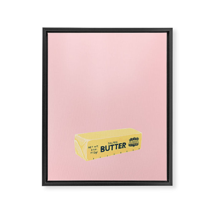 The Butter The Better Framed Canvas Print Gallery Image 1