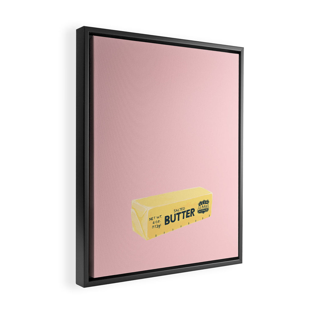 The Butter The Better Framed Canvas Print Gallery Image 2