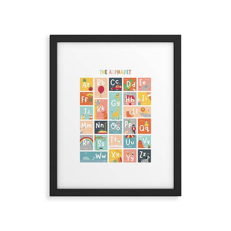 Children's Alphabet Print â Gender neutral Framed Art Print Gallery Image 5