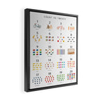 Children's Count to Twenty Print â Minimal Framed Canvas Print Gallery Image 2