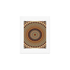 Earthy Mandala Art Print Gallery Image 1
