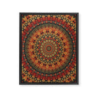 Mandala 563 Framed Canvas Print Gallery Image 6