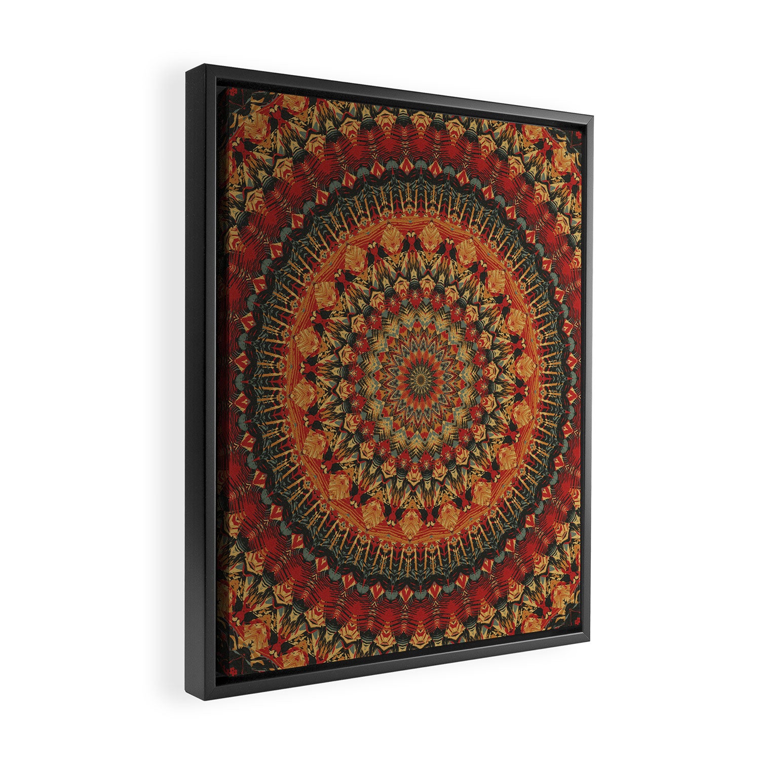 Mandala 563 Framed Canvas Print Gallery Image 2