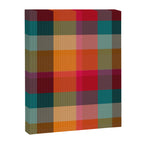 Rainbow Plaid 1 Canvas Print Gallery Image 8