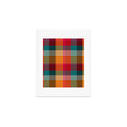 Rainbow Plaid 1 Art Print Gallery Image 1