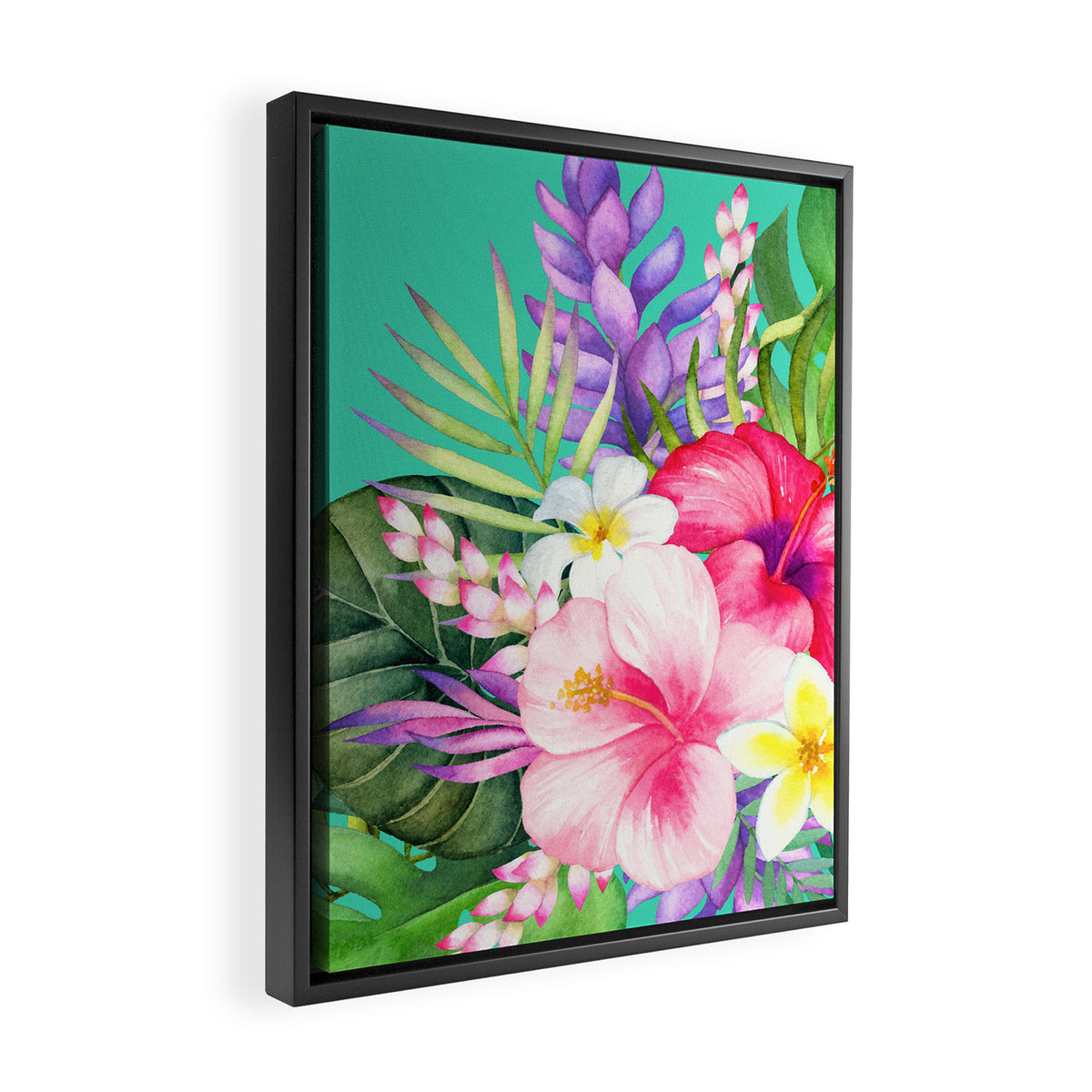 Tropical Vibe Framed Canvas Print Gallery Image 2